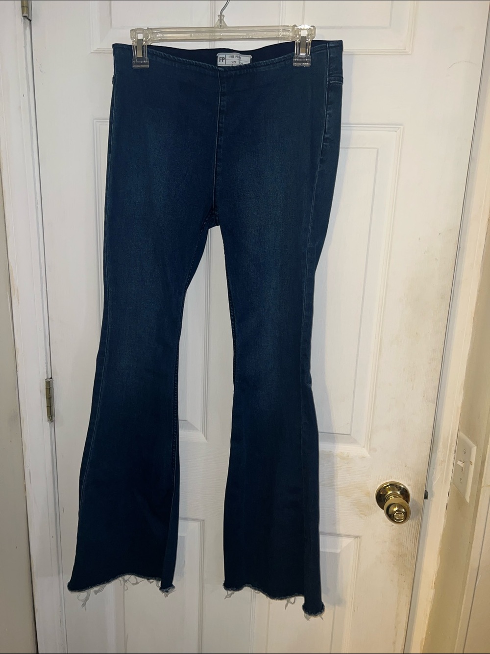 Free People Flare Raw Hem Jeans 29